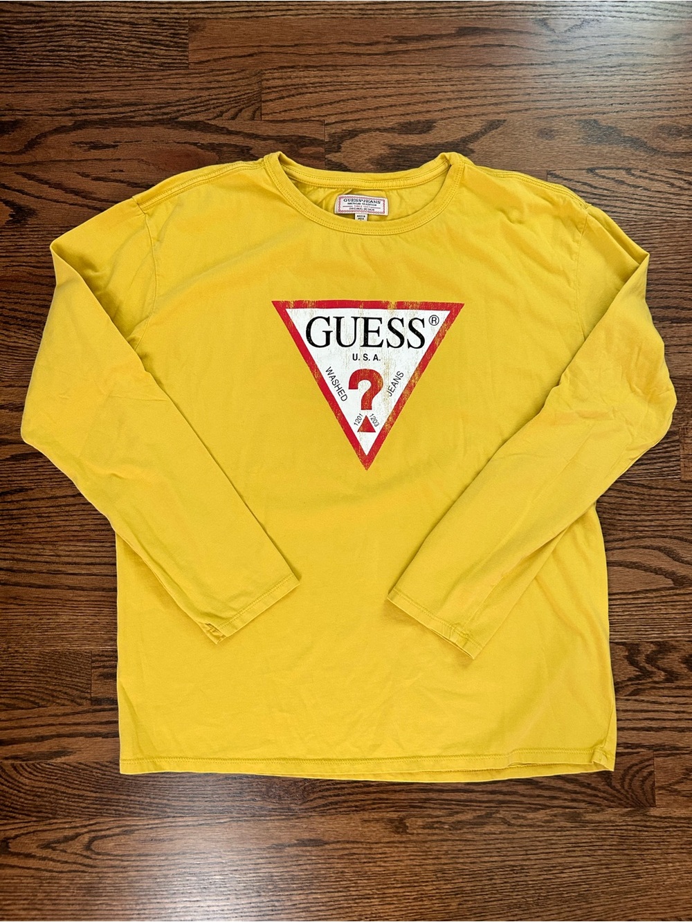 GUESS Vintage Unisex Long Sleeve Shirt